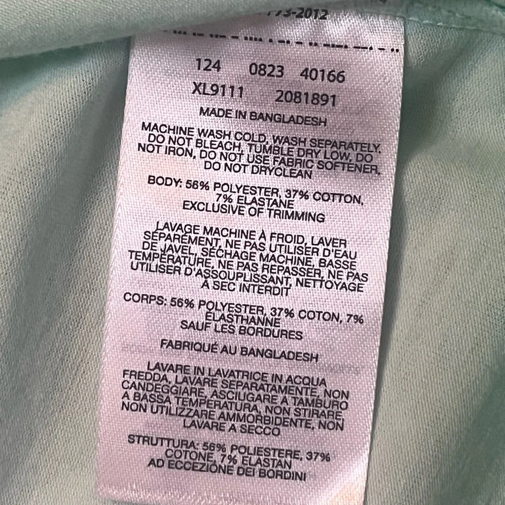 🌟SOLD🌟Columbia Magnolia Springs Women’s XL Mint Crossback Tank Omni-Shade - Picture 5 of 7
